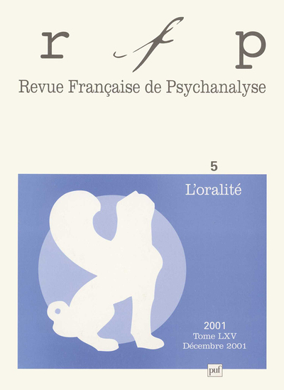 Image de RFP 2001, t. 65, n° 5