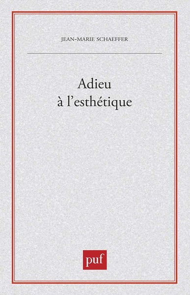 Image de Adieu à l'esthétique