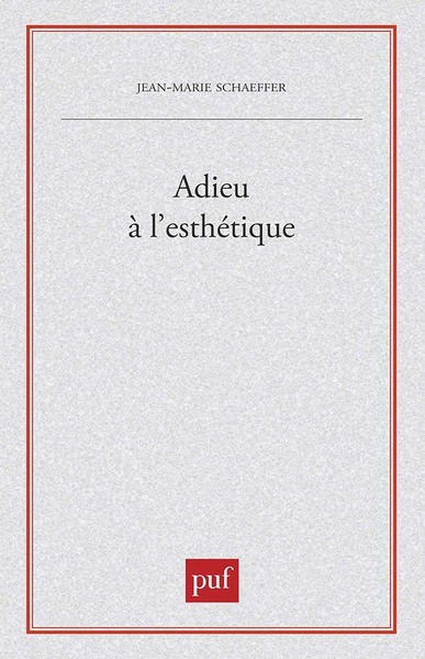 Picture of Adieu à l'esthétique