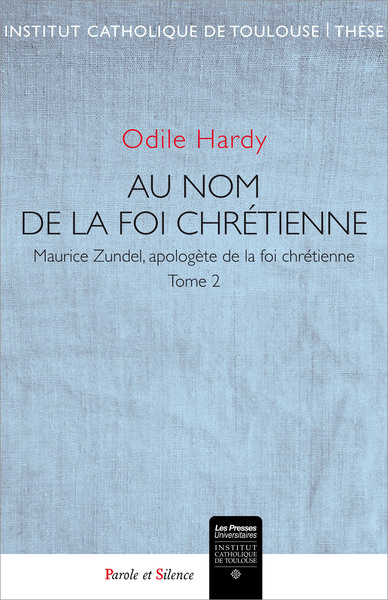 Image de MAURICE ZUNDEL, ITINERAIRE D'UN HOMME DE FOI
