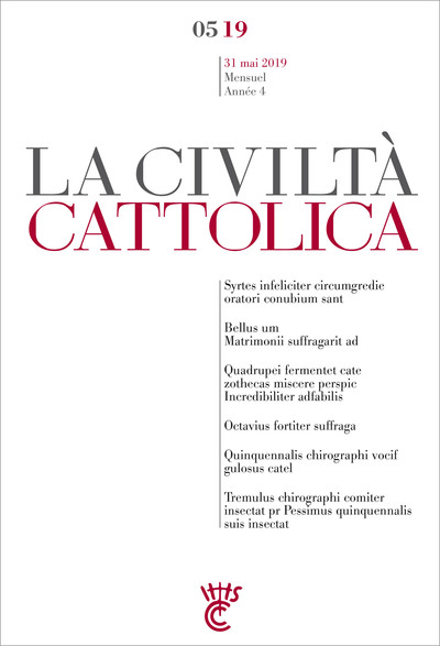 Picture of La Civiltà cattolica - Mai 2019