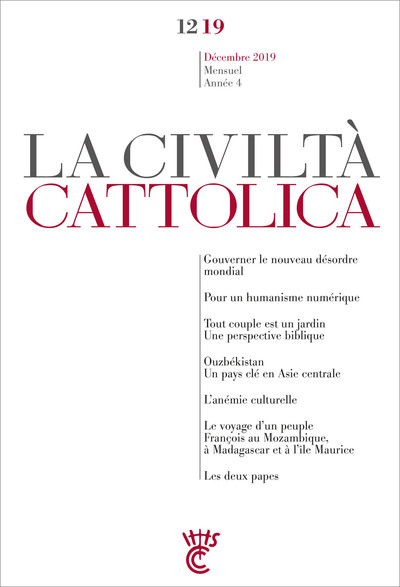 Picture of Civilta Cattolica décembre 2019