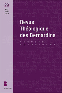 Picture of REVUE THEOLOGIQUE DES BERNARDINS N. 29