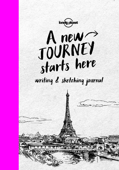 Picture of A New Journey starts here Writing & sketching journal -anglais-