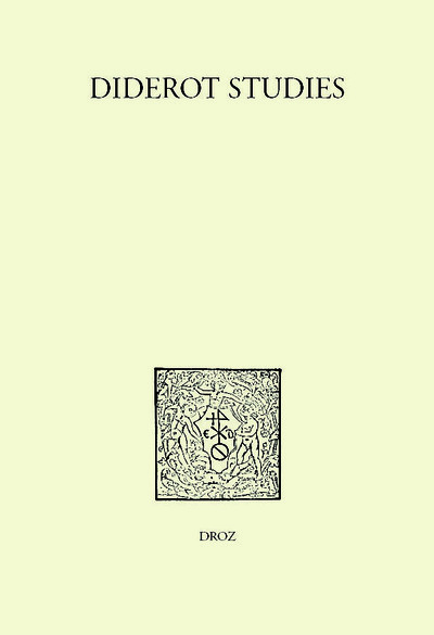 Image de Diderot studies, tome 41