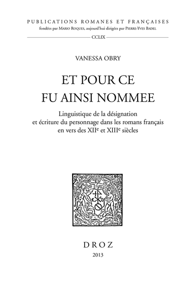 Picture of 'ET POUR CE FU AINSI NOMMEE'