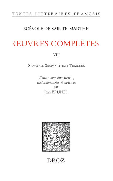 Picture of Œuvres complètes. T. VIII