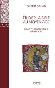 Picture of ÉTUDIER LA BIBLE AU MOYEN ÂGE