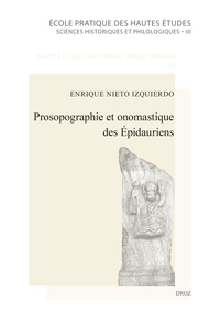 Picture of Prosopographie et onomastique des Épidauriens