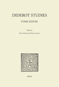 Picture of Diderot studies, tome 38