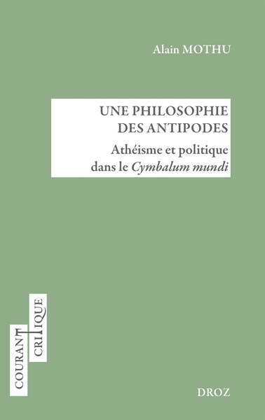 Picture of UNE PHILOSOPHIE DES ANTIPODES