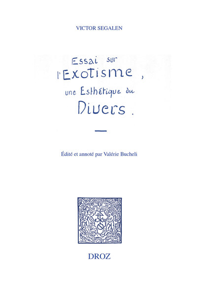 Image de Essai sur l’Exotisme
