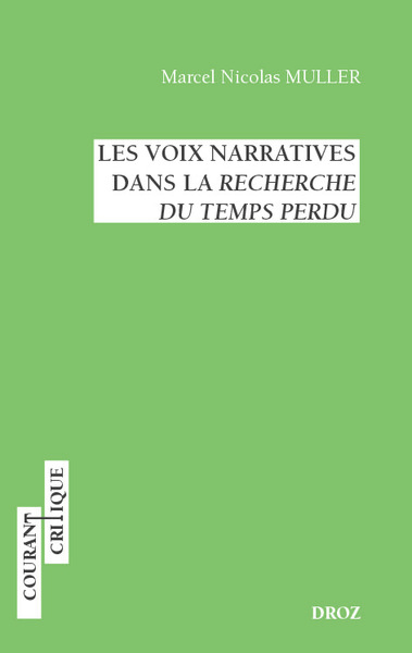 Picture of LES VOIX NARRATIVES DANS LA RECHERCHE DU TEMPS PERDU