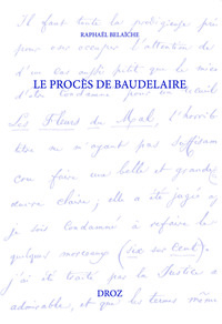 Image de Le procès de Baudelaire
