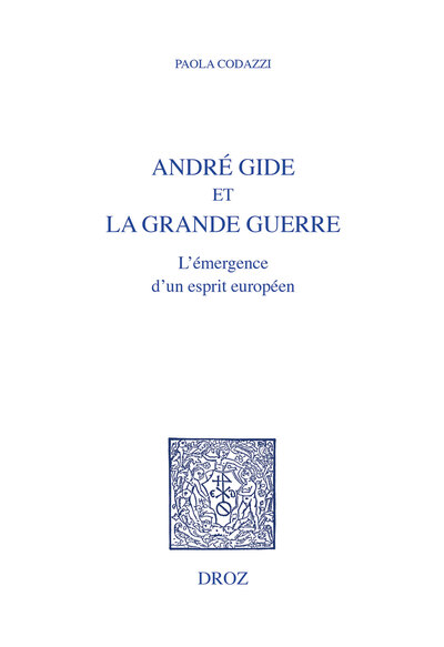 Image de André Gide et la Grande Guerre