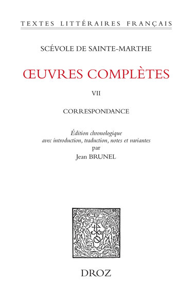 Image de Œuvres complètes. T. VII
