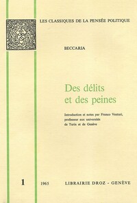 Picture of DES DELITS ET DES PEINES