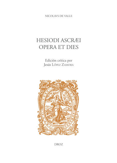 Picture of Hesiodi Ascræi Opera et dies
