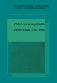 Picture of Hommage à Jean-Louis Ferrary. Philorhômaios kai philhellèn