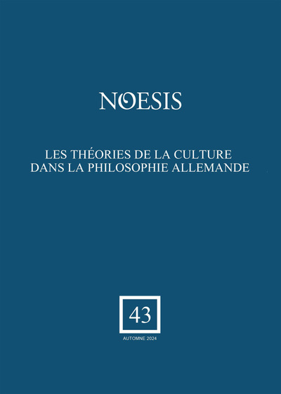 Image de Les théories de la culture dans la philosophie allemande