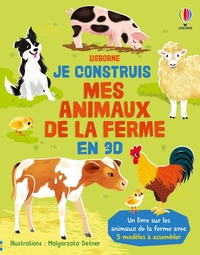 Image de Je construis mes animaux de la ferme en 3D - dès 4 ans