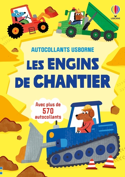 Picture of Les engins de chantier - Autocollants Usborne (volume combiné) - dès 3 ans
