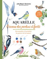Picture of Aquarelle, oiseaux des jardins et forêts