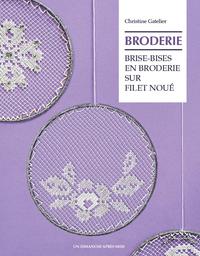 Picture of Brise-bises en broderie sur filet nou