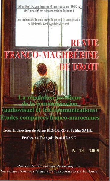 Picture of Regularisation juridique de la communication. revue franco maghrebine n13
