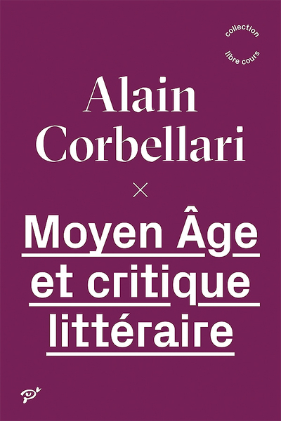 Picture of Moyen Âge et critique littéraire