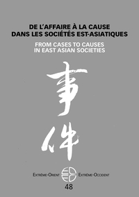 Picture of De l'affaire à la cause dans les sociétés est-asiatiques