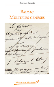 Image de Balzac. Multiples genèses