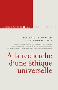 Image de A la recherche d'une éthique universelle