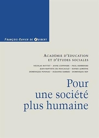 Image de Pour une société plus humaine