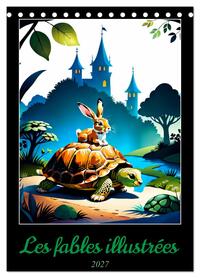 Image de Les fables illustrées (Calendrier de bureau 2027 DIN A5 horizontal), CALVENDO calendrier mensuel