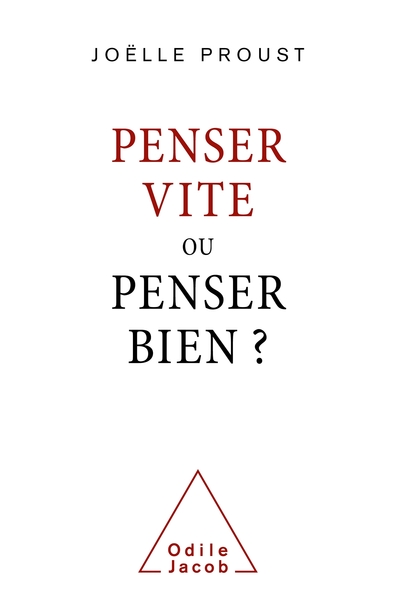 Picture of Penser vite ou penser bien