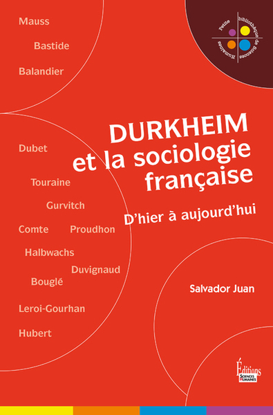 Picture of Durkheim et la sociologie française. D'hier à aujourd'hui