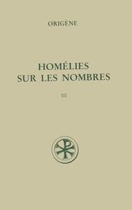 Picture of SC 461 HOMÉLIES SUR LES NOMBRES, III