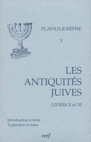 Picture of LES ANTIQUITÉS JUIVES, LIVRES X-XI