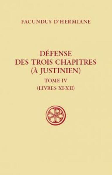 Picture of SC 499 DÉFENSE DES TROIS CHAPITRES (À JUSTINIEN),IV