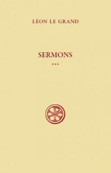 Picture of SC 74 LES SERMONS, III