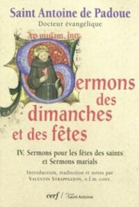 Image de SERMONS DES DIMANCHES ET DES FÊTES, 4