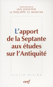 Image de L'APPORT DE LA SEPTANTE AUX ÉTUDES SUR L'ANTIQUITÉ
