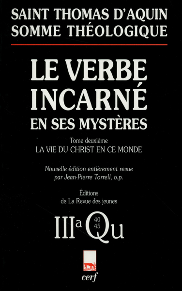 Image de Somme théologique : Le Verbe incarné en ses mystères, II