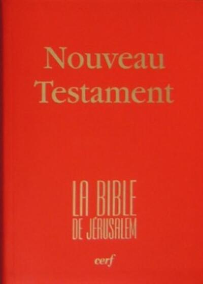 Image de NOUVEAU TESTAMENT DE LA BIBLE DE JÉRUSALEM