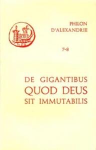 Picture of DE GIGANTIBUS. QUOD DEUS SIT IMMUTABILIS
