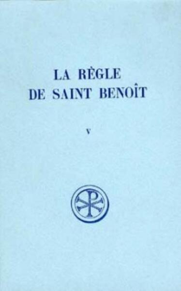 Picture of SC 185 LA RÈGLE DE SAINT BENOÎT, V