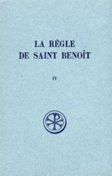 Picture of SC 184 LA RÈGLE DE SAINT BENOÎT, IV