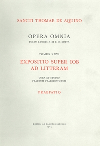 Picture of EXPOSITIO SUPER IOB AD LITTERAM - TOME 26