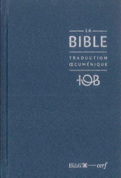 Picture of LA BIBLE - TRADUCTION OECUMENIQUE - NOTES ESSENTIELLES, BALACRON BLEU NUIT
